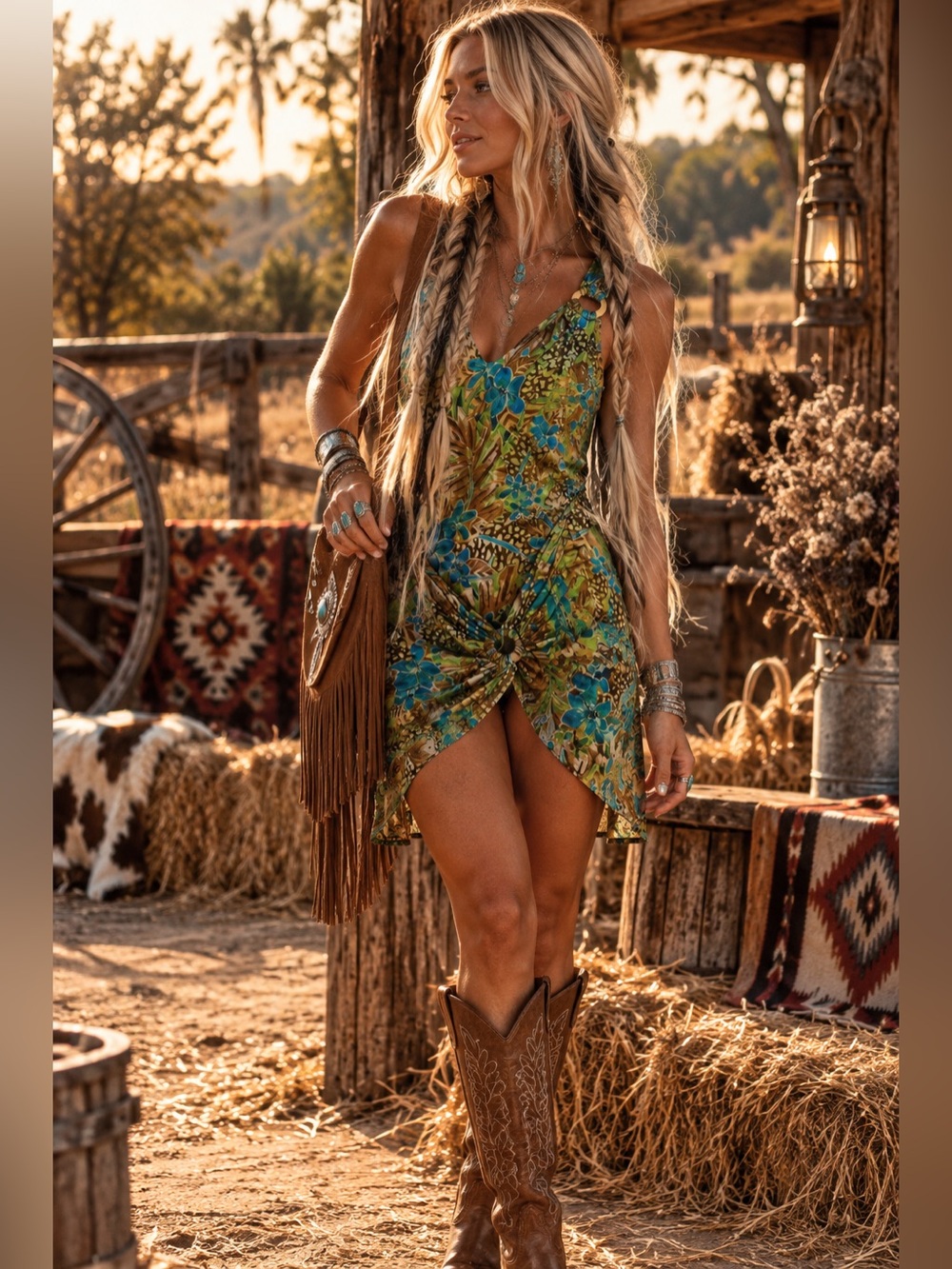 VINTAGE Joy Ride Tropical Dress